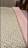 无印良品100%纯棉少女风床上四件套1.5/1.8米床用 被套200*230cm贝壳粉 实拍图