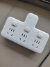 飞利浦（PHILIPS）插座转换器一转多扩展插头分控开关多功能家用电源转换头一转二插座一转三排插 插线板多用一拖二 【分控】一转3插位 实拍图