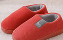 回力全包棉鞋男女士室内外穿冬季防滑棉拖鞋HLX0233红色38-39码 实拍图