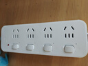 公牛（BULL）分控插座/插线板/插排/排插/接线板/宿舍家用桌面拖线板  3C认证  4位分控全长3米 独立开关 实拍图