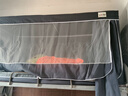 南极人（Nanjiren）大学生宿舍床帘蚊帐加密三开门宿舍遮光床帘上铺下铺寝室床幔蚊帐 Q-深灰 宽0.9m*长1.9m*高1.1m上铺用 实拍图