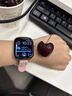 Apple/苹果 Watch Series 10 智能手表GPS款42毫米玫瑰金色铝金属表壳淡桃粉色运动型表带S/M MX1R3CH/B 实拍图