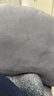 MUJI可当成腰垫使用的柔软靠垫 午睡枕床头靠垫椅子靠垫 炭灰色 实拍图