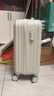 贝初众行李箱次日达小型可登机箱大容量拉杆旅行密码皮箱子高颜值 奶油白【防刮防撞箱面】三层加厚 20英寸 【登机尺寸】无侧把手挂钩 实拍图