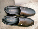 红蜻蜓男鞋新款男士爸爸一脚蹬软面皮商务休闲皮鞋男WTA42860 黑色40 实拍图