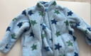 优衣库婴幼儿宝宝长绒摇粒绒拉链茄克长袖印花外套478435 61 水蓝色 100 实拍图