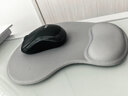 宜适酷（EXCO）鼠标垫护腕小号手托加厚硅胶护手腕笔记本男凑单电竞游戏带人体工程学商务舒适办公灰色0235 实拍图