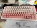 珂芝（KZZI）K75V2三模客制化机械键盘无线蓝牙电竞游戏静音轴体办公82键RGB灯PBT键帽Gasket雾桃渐变樱粉轴V3 实拍图