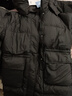 森马（Semir）90绒羽绒服女长款显瘦可拆卸连帽保暖外套冬季黑色三防防寒服 【至臻黑巧】黑色（灰鸭绒）90001 灰鸭绒 XL 实拍图