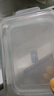 希乐扣Cilock耐热玻璃保鲜盒微波炉饭盒上班族带饭便当盒辅食盒玻璃饭盒长 2个 实拍图