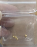 洲足金999金珠黄金小金珠金豆古法金珠DIY配件散珠隔珠路路通转运珠 3mm金珠  合单满 0.16g 包邮 单颗约0.02g 实拍图