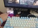 达尔优（dareu）EK815合金版机械键盘 有线键盘 游戏键盘 108键电竞键盘 女生 电脑键盘 白色蓝色 黑轴 实拍图