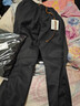 裤子男休闲裤春秋季耐磨工作裤新款运动潮流束脚宽松工装裤男 黑色+灰色【2条装】 常规 XL 建议115-130斤 实拍图