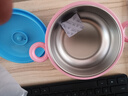 COOKSS婴儿辅食碗恒温注水保温碗316不锈钢宝宝婴幼儿吃饭儿童餐具浅蓝 实拍图