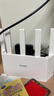 Tenda腾达路由器【千兆WiFi6+穿墙王】无线AX3000信号增强家用放大器Mesh限时补贴金榜一名云霄白立式 实拍图