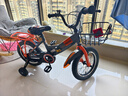 凤凰（Phoenix）儿童自行车宝宝脚踏车儿童折叠自行车3-8岁童车  陆寻 灰色 14寸 实拍图
