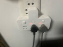 公牛（BULL）插座扩展器一转多/一转三插座/转换插头/转换器/插排/插线板 适用卧室、厨房 品字型3位分控 实拍图