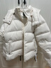 北面（The North Face）羽绒服女Hydrenalite防泼溅600蓬鹅绒填充保暖|8ENC QLI/沙丘白 L /165 实拍图
