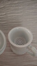 昌南茶杯 景德镇陶瓷雕刻茶水分离泡水杯带盖茶具办公室杯子 实拍图