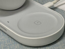 绿联二合一磁吸无线充电器支架magsafe苹果同源磁芯适用苹果17/16/15/14/13ProMax耳机7.5W无线充 实拍图