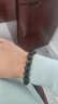 石玥珠宝精品12mm金眼天然黑曜石手串本命年转运珠水晶手链男女士款礼物 实拍图