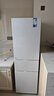 美的（Midea）219L三门冰箱白色租房家用客厅小型冰箱中门软冷冻节能省电低音MR-230TE  实拍图