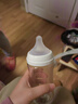 贝亲（Pigeon）玻璃奶瓶宽口径防胀气240ml M号奶嘴 3月+ AA187  实拍图