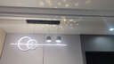 四季沐歌（MICOE）led餐厅吊灯具餐桌创意轻奢灯饰现代简约可调节客厅卧室中山 【全光谱】-黑色满天星60瓦三色 实拍图