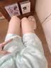 缪黛 MAULTIAY卡通波点睡衣女款2026新款冰丝短袖高级感学生三件套家居服可外穿 蒂芙尼【短袖+短裤】 无头绳 M 女款M【建议90-100斤】 实拍图