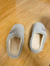 大嘴猴（paul frank）棉拖鞋男情侣时尚简约厚底家居保暖冬季拖鞋PF6661灰色280 实拍图