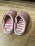 京东京造儿童棉拖鞋轻简舒适卡通毛绒保暖棉拖鞋女童婴儿粉30-31  JZ-1272 实拍图