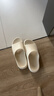 京东京造【3.5cm踩屎感】eva厚底拖鞋女士防臭凉拖鞋 燕麦色 38-39 实拍图