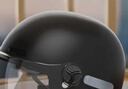 青霄 安全头盔 标准款 新国标 3C认证 抗冲击包裹式防护 电男动女四季车骑通用 黑色透明镜片 实拍图