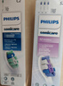 飞利浦（PHILIPS）电动牙刷头官方原装适配钻石3/7/9系列刷柄清洁护龈亮白 3支装HX6053/93 实拍图