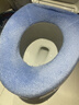 美丽雅马桶垫圈2个 通用坐便套家用厕所坐垫子冬季大号针织加厚马桶圈套 实拍图