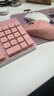 前行者X7S无线键盘鼠标套装真机械手感键盘可充电静音台式笔记本电脑电竞游戏办公打字通用蓝牙键鼠外设 粉色【白光】无线键鼠套装升级版 实拍图