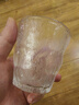 简约ins风玻璃杯家用果汁杯办公室咖啡杯磨砂啤酒杯树纹冰川杯 矮款 1只装220ml 实拍图