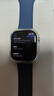Apple/苹果 Watch Series 10 智能手表GPS+蜂窝款46毫米银色铝金属表壳丹宁色运动型表带S/M MWYF3CH/B 实拍图
