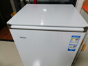 海尔（Haier）142L单温冰柜小型家用小冰柜商用减霜一级能效冷藏冷冻转换深冷冷柜小冰箱BC/BD-142GHW9D国家补贴 实拍图