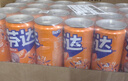 可口可乐（Coca-Cola）芬达Fanta 橙味汽水摩登罐碳酸饮料330ml*24罐 包装随机发 实拍图