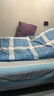 加厚纯棉老粗布床单单件亚麻家用床品学生宿舍床单三件套透气舒适 【吸湿透气 亲肤是舒睡】海洋蓝 床单150*230cm【适用于1.2米床】 实拍图