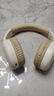 联想（Lenovo）热评20w+无线耳机头戴式蓝牙耳机电脑游戏降噪跑步运动音乐网课耳麦适用苹果华为升级款TH30米白 实拍图
