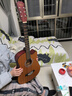 维卡斯（WEIKASI）民谣吉他初学者木吉他单板新手入门练习琴guitar吉它学生男女乐器 38英寸沙比利+礼包【初学推荐】 实拍图