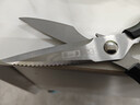 张小泉流线几何·岚影家用不锈钢厨房剪刀(黑色) J200011 实拍图