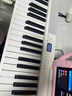 特伦斯折叠钢琴88键便携式电钢琴成人儿童电子琴重力度键盘V30pro钢琴 时尚白+专用琴包+Z琴架 实拍图