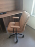 得力（deli）KF301U舒适居家电脑椅 学习椅书房人体工学椅子 猫抓皮皮椅棕色 实拍图