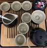 京东京造 茶具整套 功夫茶具陶瓷套装茶壶茶杯茶盘【黑陶提梁壶】 12件套  实拍图