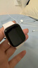 Apple/苹果 Watch Series 10 智能手表GPS款42毫米玫瑰金色铝金属表壳淡桃粉色运动型表带S/M MX1R3CH/B 实拍图