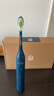 飞利浦（PHILIPS）电动牙刷S3 生日礼物 春节不打烊 送男生/女友 柔和亮白刷头小羽刷 5种模式 深藏蓝HX2471/01  实拍图