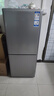 海尔（Haier）「一级能效风冷无霜」165L两门小冰箱真省电黑金净化灰色HC2-165WGHC2E9S9国家补贴 实拍图